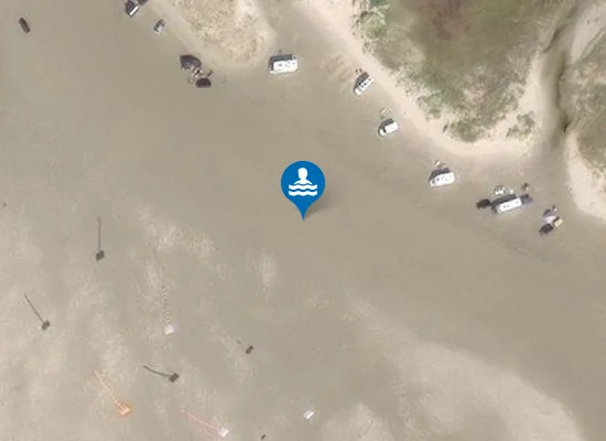 Satellite image of Lakolk Strand