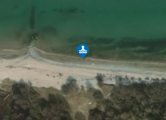 Satellite image of Strøby Ladeplads Strand