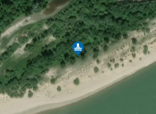 Satellite image of Hainburger Schotterbank