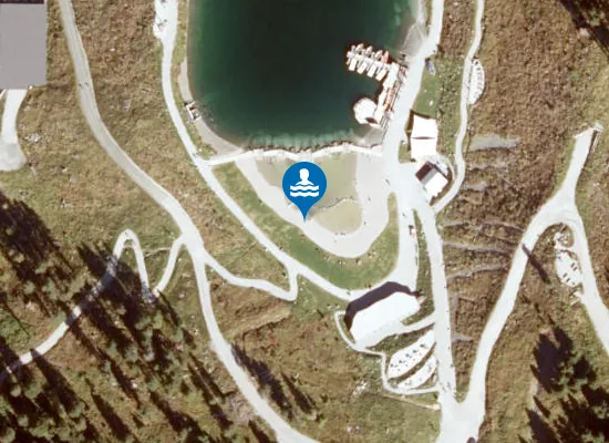 Satellite image of Fichtensee