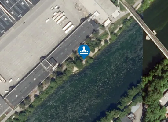 Satellite image of Traunstrand