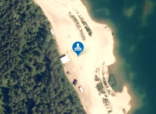 Satellite image of Gmünder Strandbad