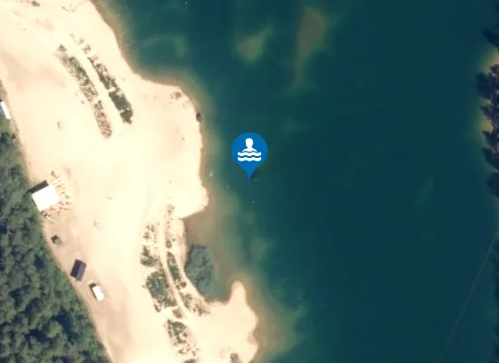 Satellite image of Gmünder Strandbad