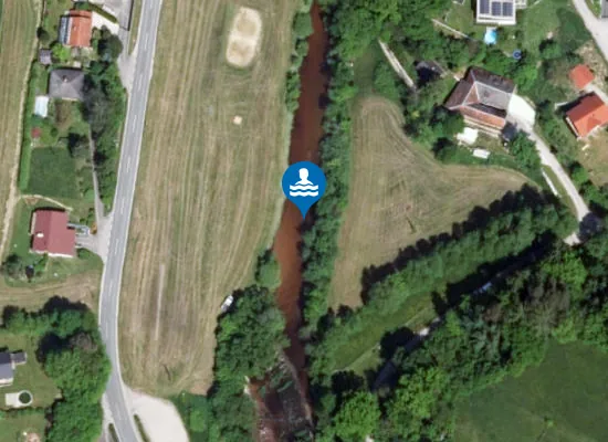Satellite image of Naturbadeplatz Hohensteg