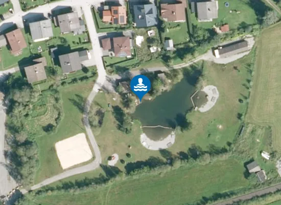 Satellite image of Badesee Neukirchen