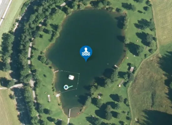 Satellite image of Badesee