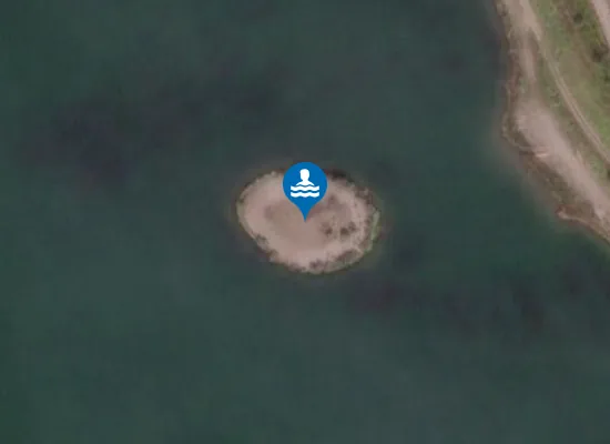 Satellite image of Grüne Lagune Insel