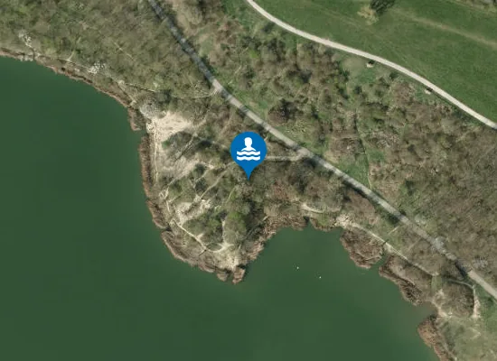 Satellite image of FKK Bereich Wienerberg - Naturistenstrand