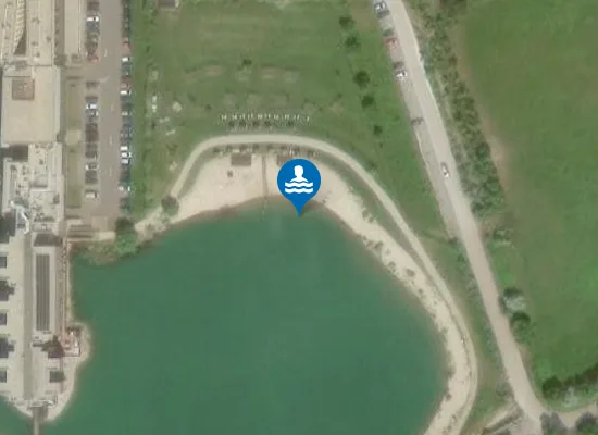 Satellite image of Lodge Badestrand