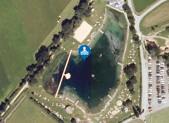 Satellite image of Schlitterer Badesee