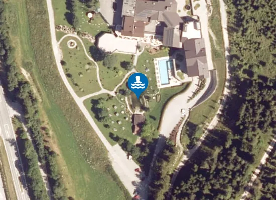 Satellite image of Naturbadeteich