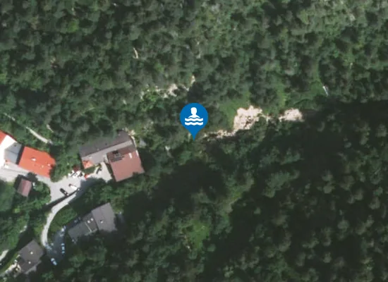 Satellite image of Kienbergklamm am Kienbach