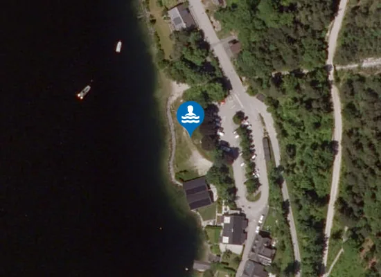 Satellite image of Badeplatz Kalkwerk