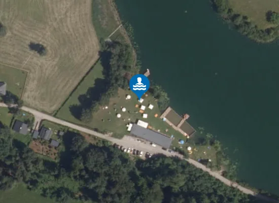 Satellite image of Freibad Aichwaldsee