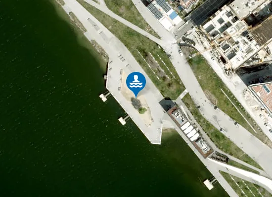 Satellite image of Copa Beach