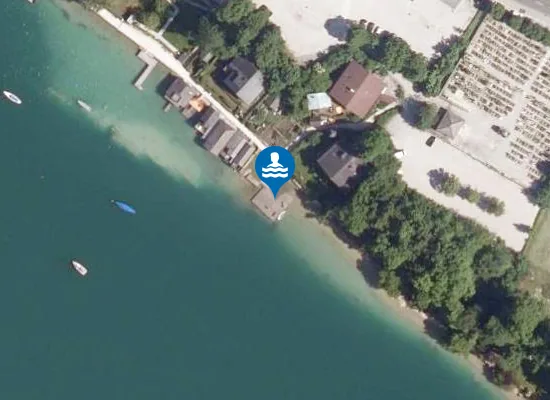 Satellite image of Öffentlicher Badeplatz St. Wolfgang