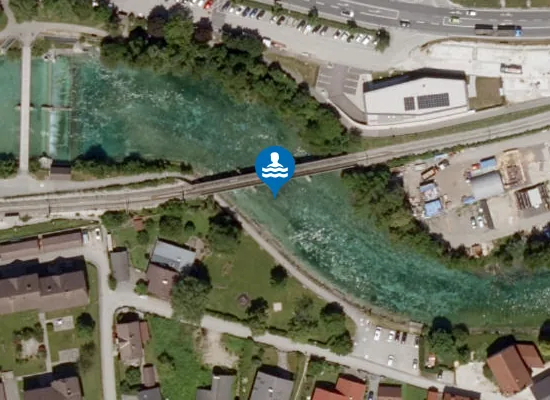 Satellite image of Flußbad Ager