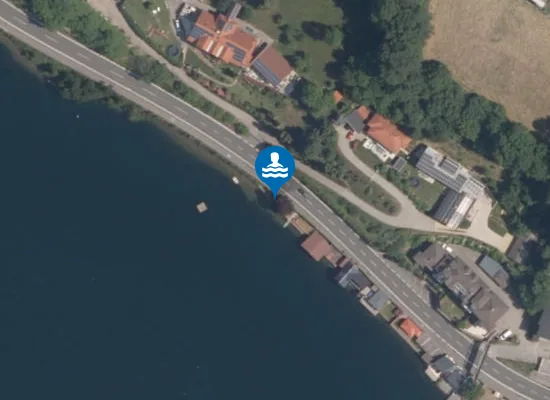 Satellite image of Privatstrand Pension Sedlak