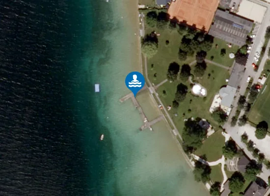 Satellite image of Strandbad Weyregg am Attersee