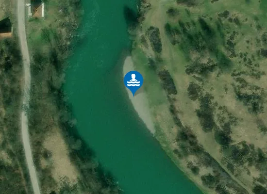 Satellite image of Gradska Plaža "Kolovrat"