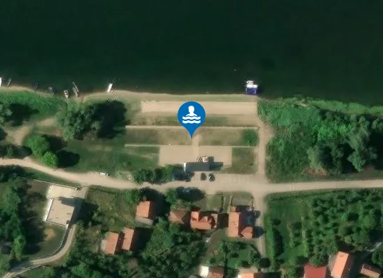 Satellite image of Brezopoljska plaža