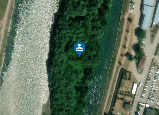 Satellite image of Ada