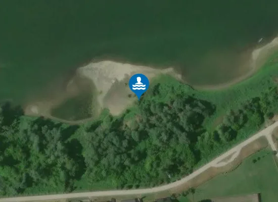 Satellite image of Ivići
