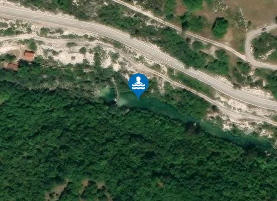 Satellite image of Gornji slap