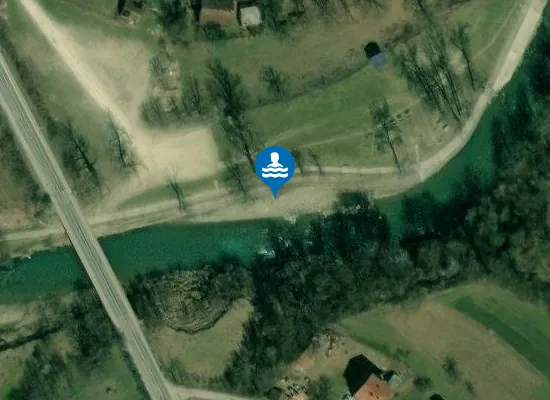 Satellite image of Gradsko kupalište "Bjeline"