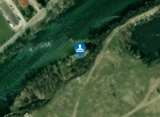Satellite image of Plaža Eko-centar Krajina