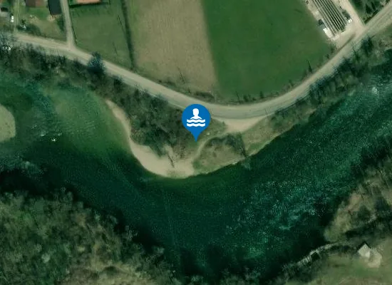 Satellite image of Javna plaža Karanovac
