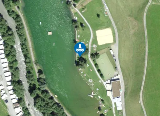 Satellite image of Badesee Lai Barnagn