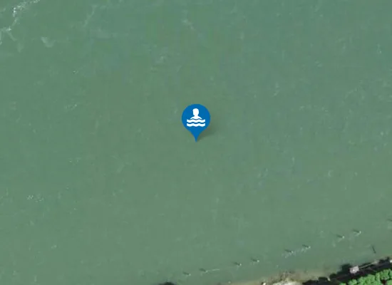 Satellite image of Basler Rheinschwimmen