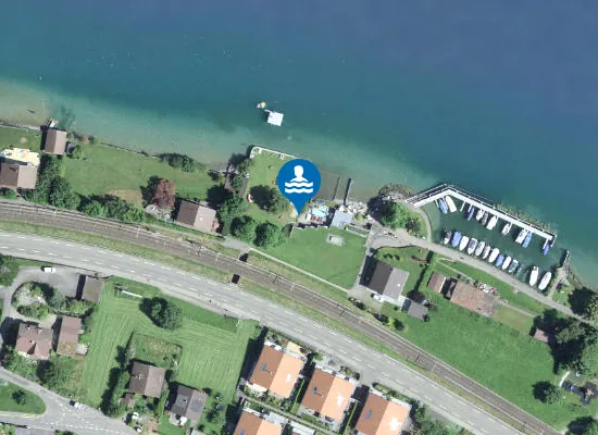 Satellite image of Badi Leissingen