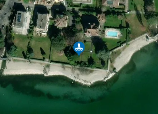 Satellite image of Plage Haldimand - Rives du Lac