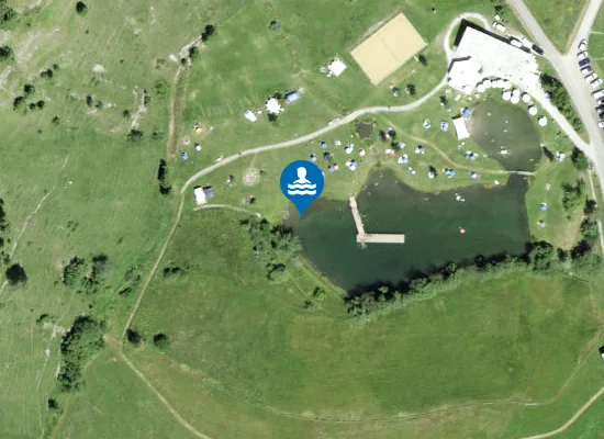 Satellite image of Badeteich Davos Munts