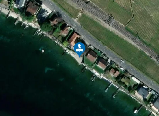Satellite image of Plage de Grandvaux