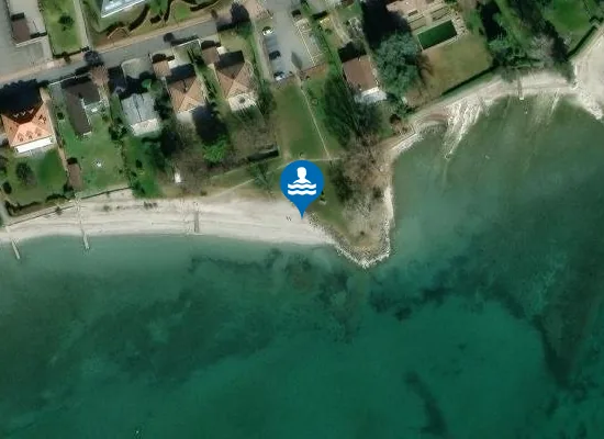 Satellite image of Plage du Pélican