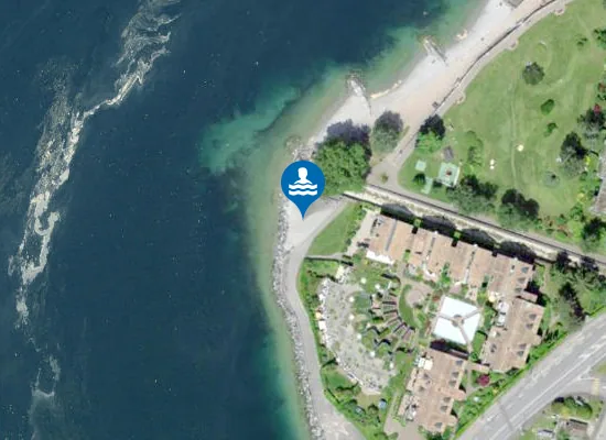 Satellite image of Villeneuve Plage (Riviera)