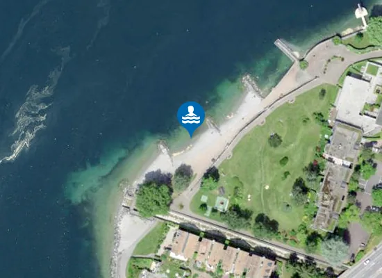 Satellite image of Villeneuve Plage (Riviera)