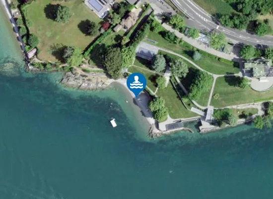 Satellite image of Bains de la Crottaz