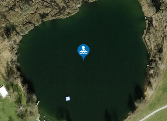 Satellite image of Haslisee