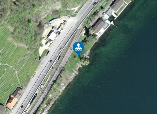 Satellite image of Badewiese Funtelen