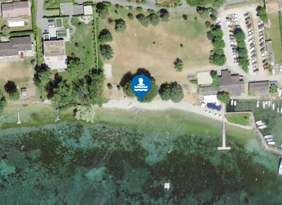 Satellite image of Plage de Perroy