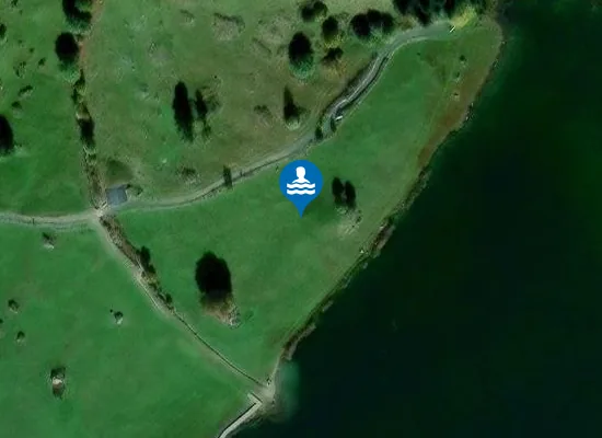 Satellite image of Strandbad Golzerensee