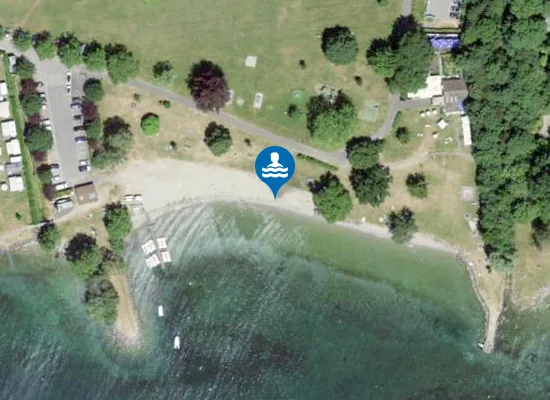 Satellite image of Plage de Rolle