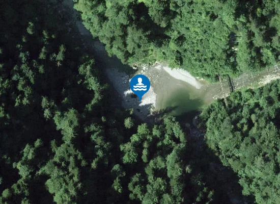 Satellite image of Badeplatz Strom