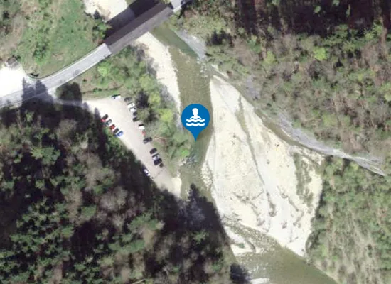 Satellite image of Flussbadestrand
