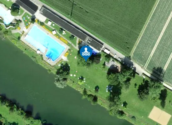 Satellite image of Thurbad Weinfelden