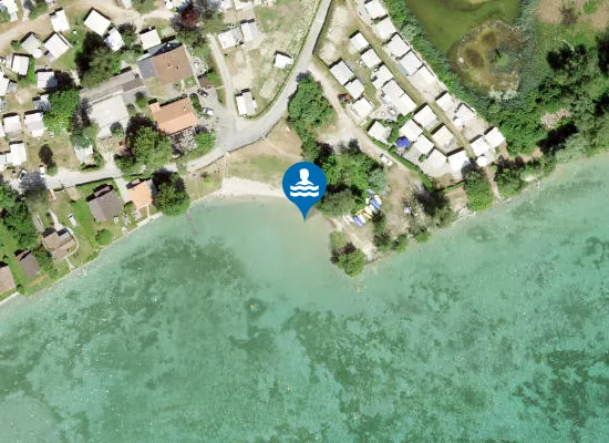 Satellite image of Plage de Corcelettes / Les Pins